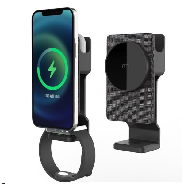 HY-056 3 in 1 Wireless Car Charger for Phone, Airpods and Watch