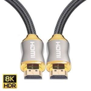 ​​HDMI 2.1 Fiber Optic Cable 48Gbps 8K@60Hz | CL2 Rated Triple Shielding | Custom Lengths 1-100M & Connectors​​