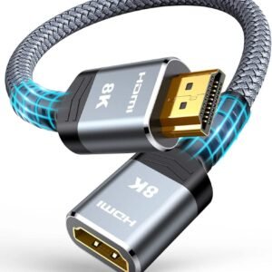 ​​Industrial HDMI 2.1 Active Extender - 48Gbps 8K@60Hz, Triple-Shielded for Broadcast Monitors & Medical Imaging Systems​​