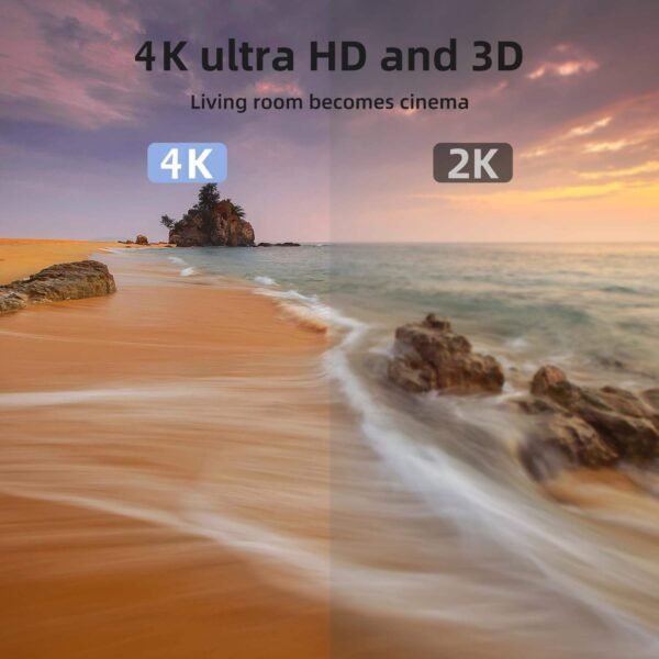 ​​HDMI 2.1 Fiber Optic Cable 48Gbps 8K@60Hz | CL2 Rated Triple Shielding | Custom Lengths 1-100M​​ - Image 5