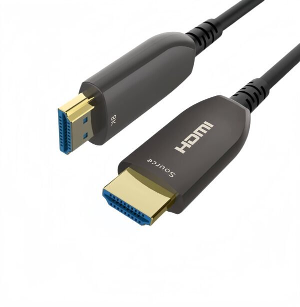 ​​Professional HDMI 2.1 Fiber Cable 48Gbps - 8K@60Hz HDR10+, <1ms Latency (3m) for Esports Monitors & AV Rigs​​ - Image 4