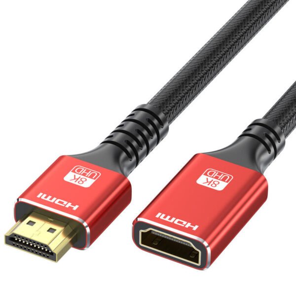 ​​Industrial HDMI 2.1 Active Extension Cable - 48Gbps 8K@60Hz, Triple-Shielded for Broadcast Rigs & Medical Imaging Systems​​