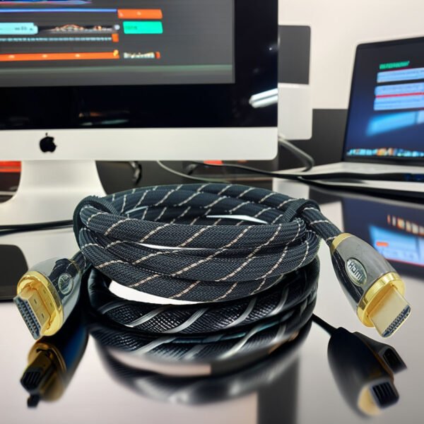 4K 60Hz HDMI2.0 Video Connectivity Cable Nylon Braided 8K 120Hz HDMI Cable 2.0/2.1 Fiber Optic Cable Male to Male - Image 2