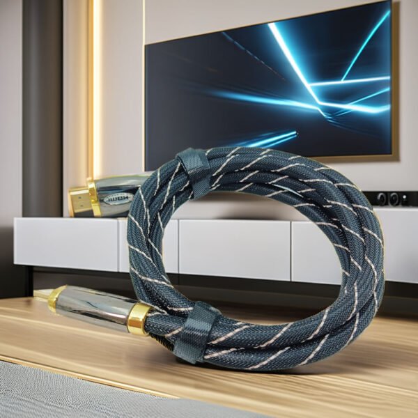 4K 60Hz HDMI2.0 Video Connectivity Cable Nylon Braided 8K 120Hz HDMI Cable 2.0/2.1 Fiber Optic Cable Male to Male - Image 6