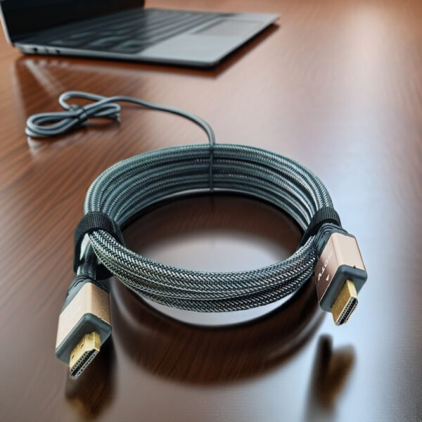 Certified HDMI 2.1 Cable 48Gbps 8K@60Hz/4K@120Hz | Industrial Grade with Gold Plated Connectors | Ethernet, HDR, CL2 Rated for Commercial AV Systems - Image 2