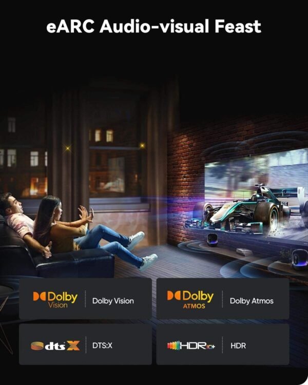 ​​Industrial HDMI 2.1 Certified Cable 48Gbps 8K@60Hz | CL2 Rated Triple Shielding | Custom Lengths & Connectors for ProAV​​ - Image 2