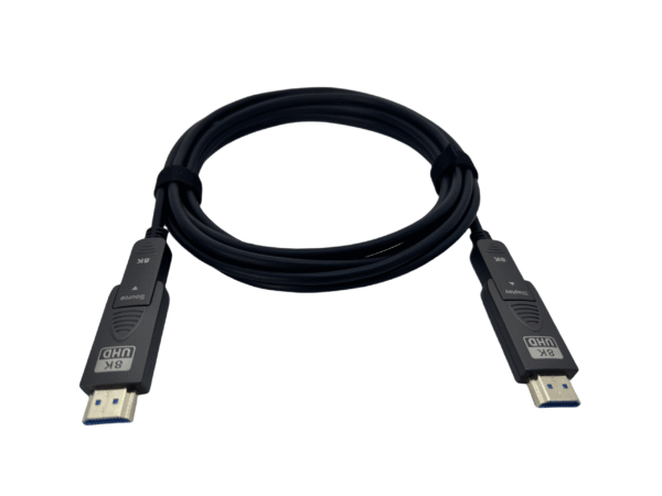 ​​Professional 8K HDMI 2.1 Fiber Optic Cable 48Gbps - eARC Support, 8K@60Hz/4K120Hz, Detachable Adapter (2m)​​ - Image 2