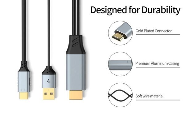 ​​Industrial HDMI to USB-C Video Capture Cable | 4K@60Hz OEM Solution | Custom Lengths 0.5-20M & Connectors​​ - Image 6