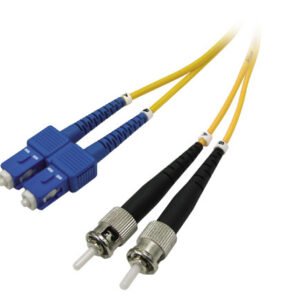 Singlemode Duplex, 9/125 Fiber cable, ST/SC, 3M — product view