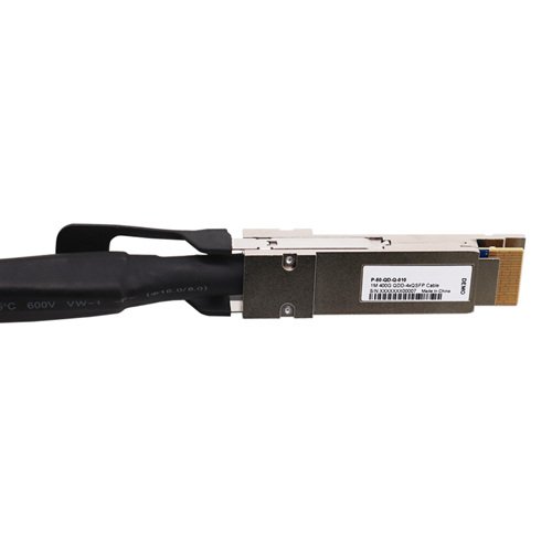 Generic 400G QSFP-DD 8 x 50G PAM4 to 4 x 100G QSFP56 2 x 50G PAM4 Passive Direct Attach Copper Breakout Cable — product view 3