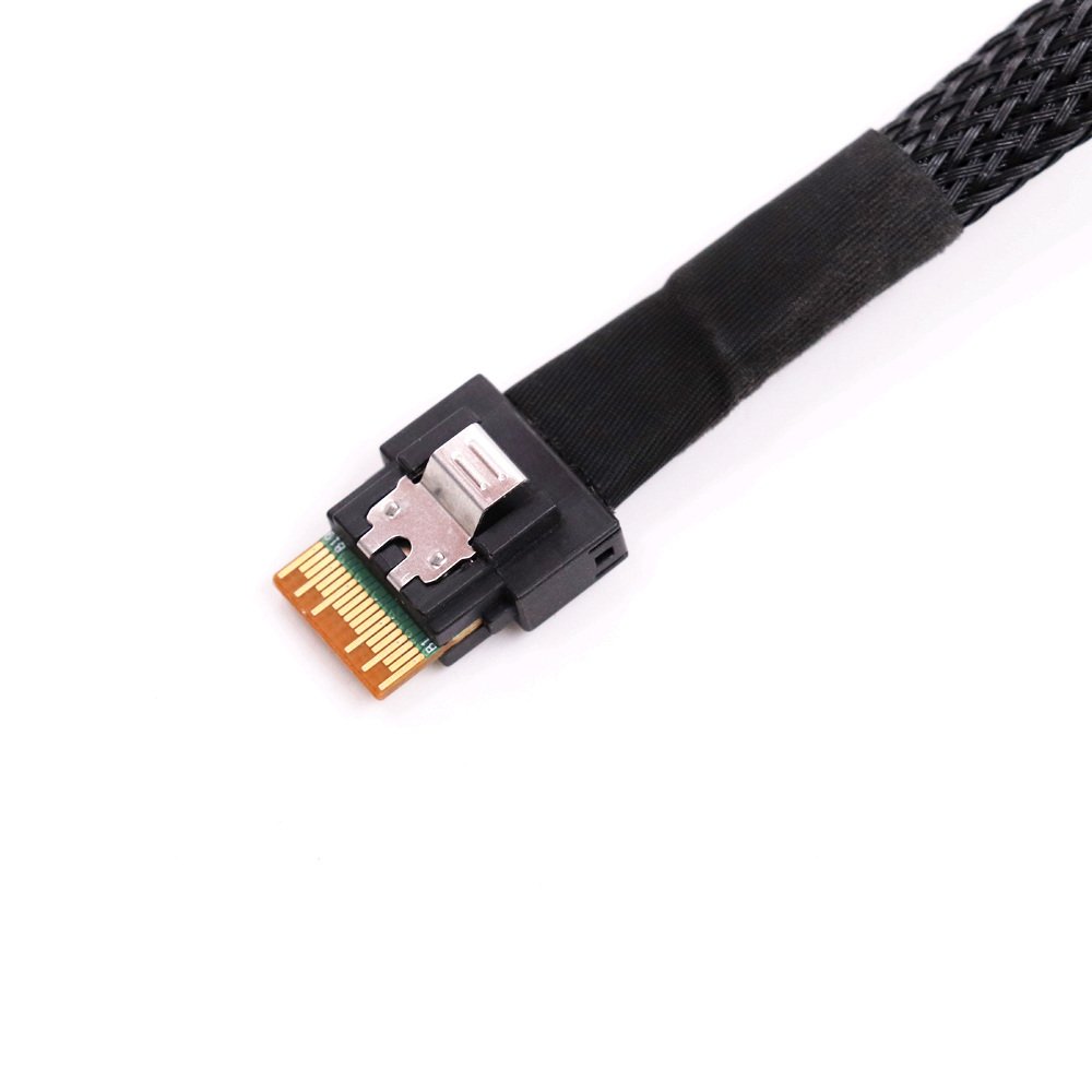 SlimSAS SFF-8654 4i TO MiniSAS HD SFF-8643 Cable — product view 3