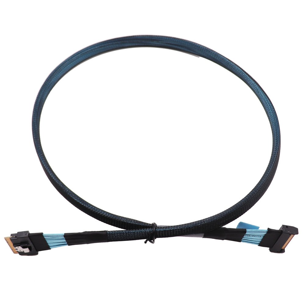MCIO 8X Straight SFF-TA1016 to Slim SAS 8i SFF-8654 Cable — product view