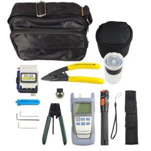 19 in 1 FTTH Fiber Optic Tool Kit with Cleaver Optical Power Meter VFL — product view